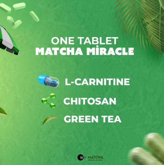 Matcha Premium Voedingssupplement met L-Carnitine