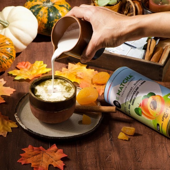 Matcha detox L-Carnitine met abrikozensmaak