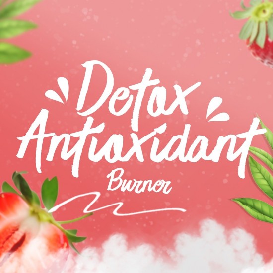 Matcha detox aardbeiensmaak