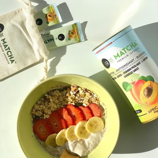 Matcha detox L-Carnitine met abrikozensmaak