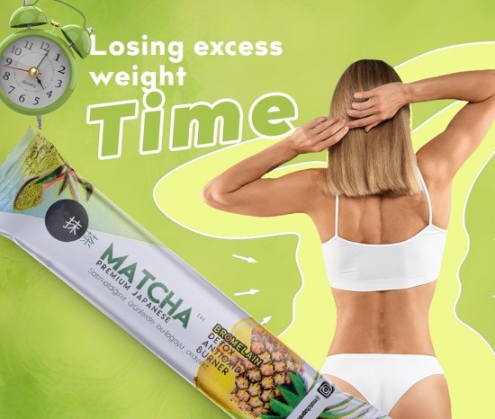 Matcha Bromelaïne detox