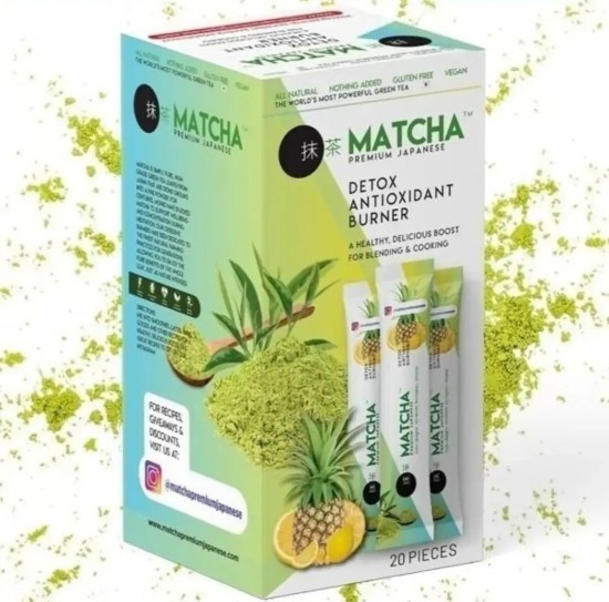 Matcha Bromelaïne detox