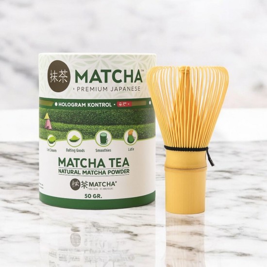 Matcha poeder  + matcha klopper