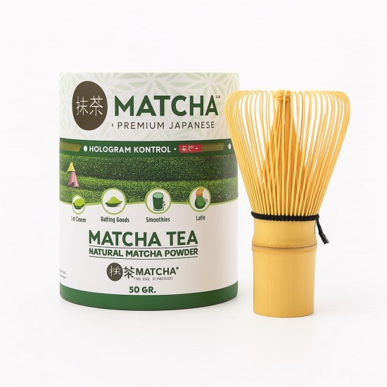 Matcha poeder  + matcha klopper